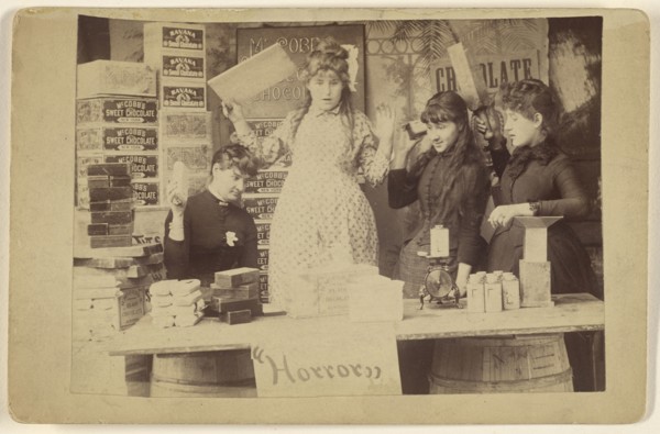 Horror; Henry McCobb, American, active New York, New York 1880s, about 1886; Albumen silver print