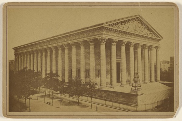 La Madeleine; French; about 1875; Albumen silver print