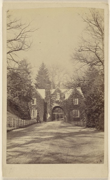 Lodge at Coccington Ct; Ward & Company; about 1865; Albumen silver print
