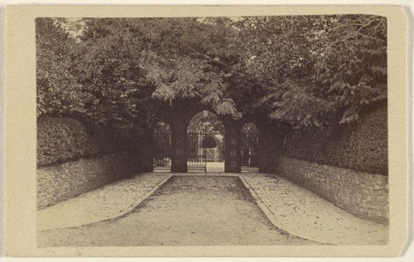 Entrance to Dairy Arundel Castle; James Russell & Sons; April 20, 1866; Albumen silver print
