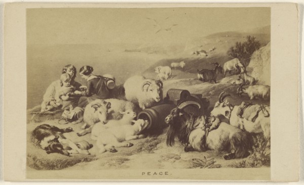 Peace reproduction of a work of art; Attributed to W.B. Prince, British, active Skinner Street, Snow Hill, London, England 1860s