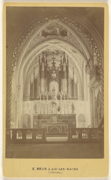 Abbaye de Hautecombes; Georges Brun, French, active 1860s, about 1868; Albumen silver print