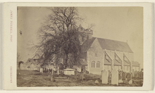 Boxgrove church near Chichester. 20 April 66; James Russell, British, active Chichester, England 1860s - 1880s, April 20, 1866