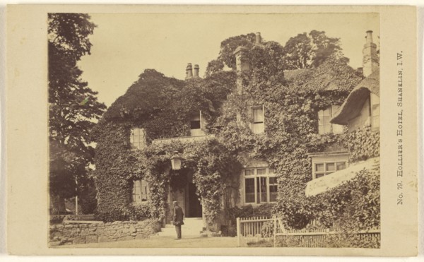 Hollier's Hotel, Shanklin, I.W; Frank Mason Good, English, 1839 - 1928, about 1865; Albumen silver print