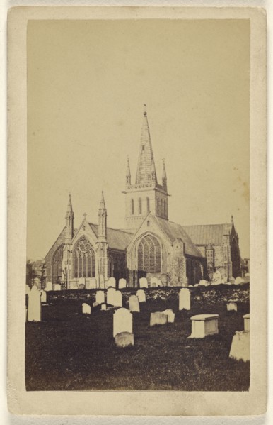 Church at Great Yarmouth, England; John Greaves Nall, British, active Great Yarmouth, England 1860s, 1865 - 1870; Albumen