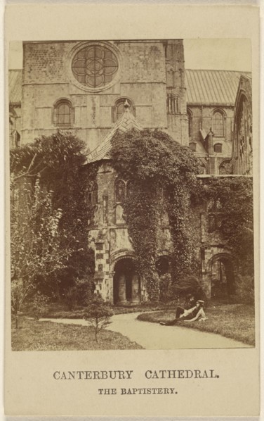 Canterbury Cathedral. The Baptistery; British; 1865 - 1870; Albumen silver print