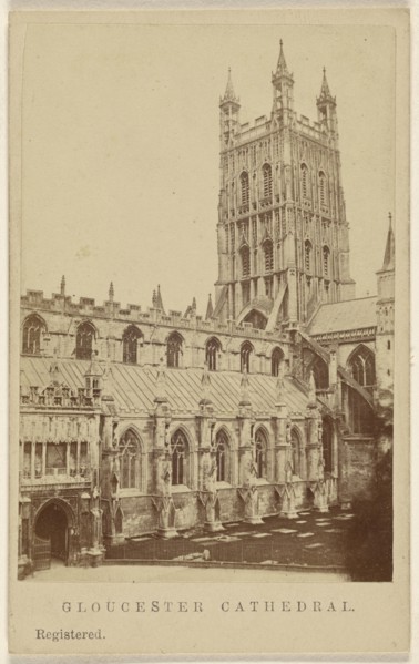 Gloucester Cathedral; British; November 18, 1865; Albumen silver print