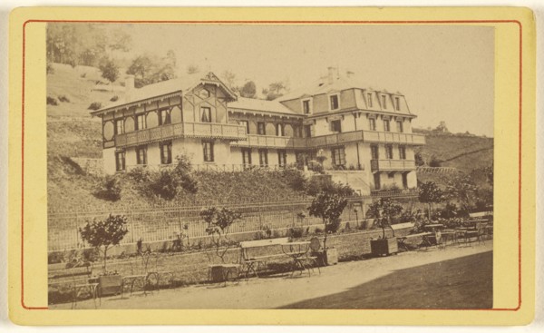 Plombieres Chalet Tivoli; Gehanne, French, active Plombiéres, France 1860s, 1865 - 1870; Albumen silver print