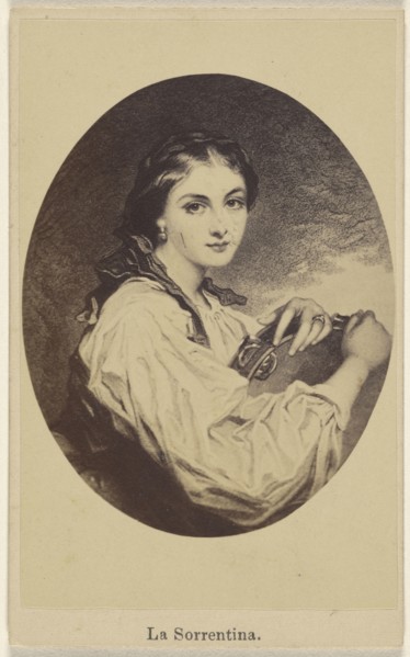 La Sorrentina; 1865 - 1870; Albumen silver print