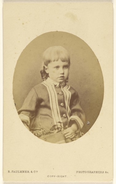 Edith aged 4; Robert Faulkner & Co; 1865-1875; Albumen silver print