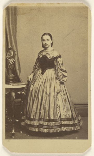 woman, standing; Bendann Brothers, American, active 1850s - 1873, 1865 - 1870; Albumen silver print