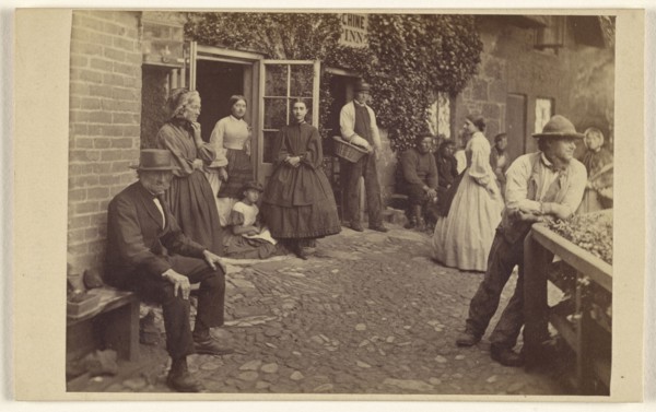 A sketch at Shanklin. April 1866; Brown & Wheeler; April 1866; Albumen silver print