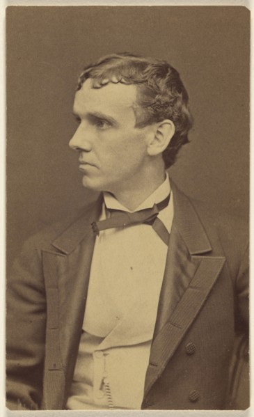 Laurence Barrett. American actor, 1838 - 1891; George Kendall Warren, American, 1834 - 1884, about 1870; Albumen silver print