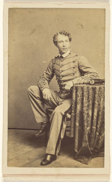 Union soldier, seated; Charles DeForest Fredricks, American, 1823 - 1894, 1862; Albumen silver print