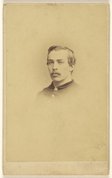 Union soldier with moustache, printed in vignette-style; Frederick Gutekunst, American, 1831 - 1917, 1862 - 1865; Albumen