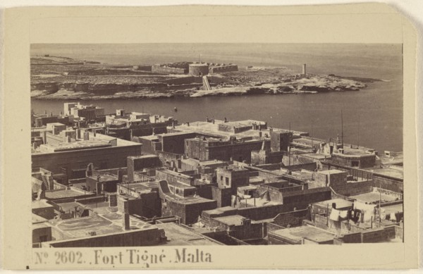 Fort Tigne. Malta; Sommer & Behles, Italian, 1867 - 1874, 1865 - 1875; Albumen silver print