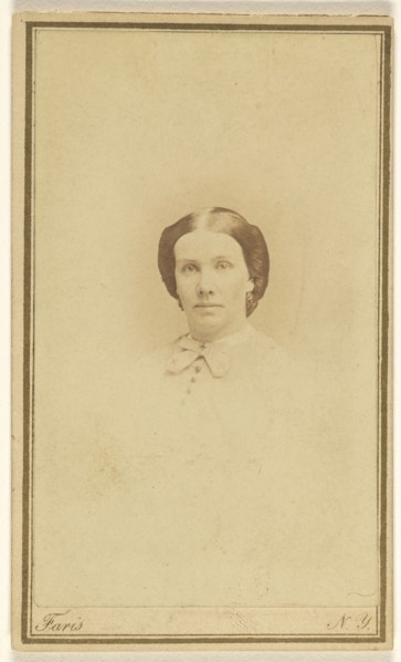 Mrs. William Philips Baker; Thomas Faris, American, active 1840s - 1850s, 1864 - 1866; Albumen silver print