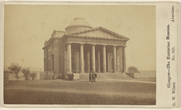 Glasgow - The Hunterian Museum; George Washington Wilson, Scottish, 1823 - 1893, about 1865; Albumen silver print