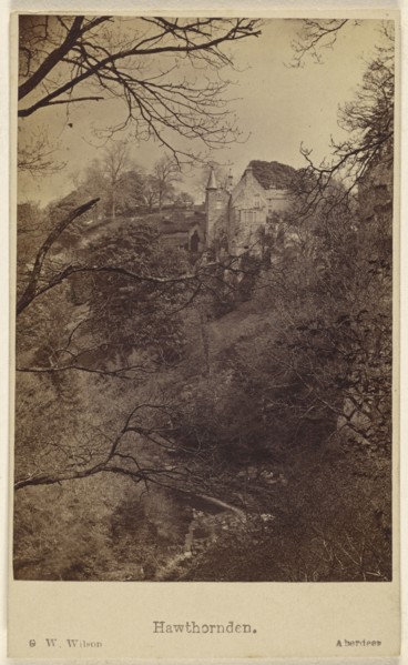 Hawthorden; George Washington Wilson, Scottish, 1823 - 1893, September 30, 1865; Albumen silver print