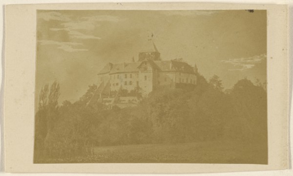 castle, possibly in Switzerland; Attributed to Swiss; 1862 - 1864; Albumen silver print