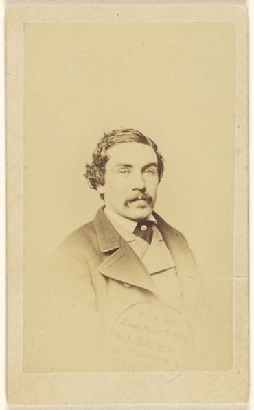 Eugene Durnin. Picture Taken when He Was Recovering from injuries in Civil War; Jeremiah Gurney & Son; 1865 - 1875; Albumen