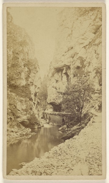 View of Mentone, France; Davanne & Aléo; 1865 - 1870; Albumen silver print