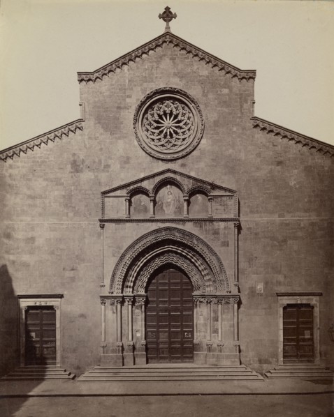 Palermo. S. Francesco; Giorgio Sommer, Italian, born Germany, 1834 - 1914, Palermo, Italy; 1870 - 1890; Albumen silver print