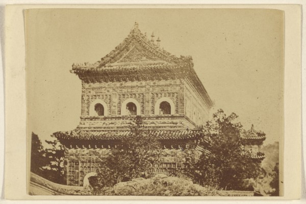 Porcelain Palace Yuen Ming Yuen - Saved by Lord Elgin; Felice Beato, 1832 - 1909, October 1860; Albumen