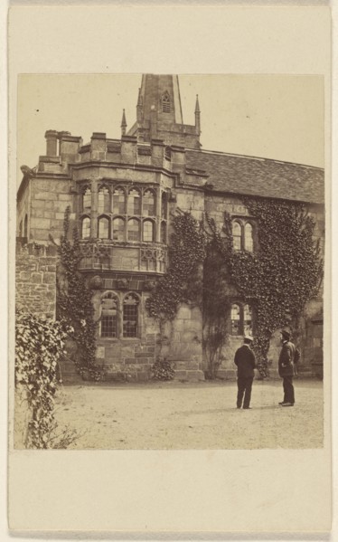 Geoffrey's Window, Monmouth; R. Tudor Williams, British, active Monmouth, England 1870s, 1862 - 1865; Albumen silver print