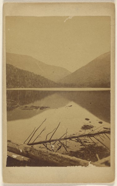 Echo Lake; Attributed to John P. Soule, American, 1827 - 1904, 1865 - 1870; Albumen silver print