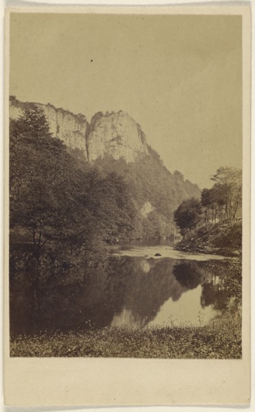 High Tor Matlock; British; October 28, 1865; Albumen silver print