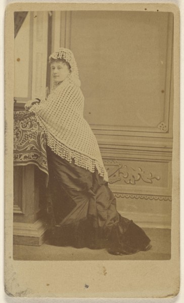 Emma le Welsh; Peter S. Weaver, American, active Hanover, Pennsylvania 1860s - 1910s, 1865 - 1870; Albumen silver print