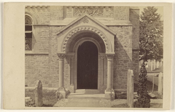 Entrance to the Royal Pew Whippingham Church; Brown & Wheeler; 1864 - 1866; Albumen silver print