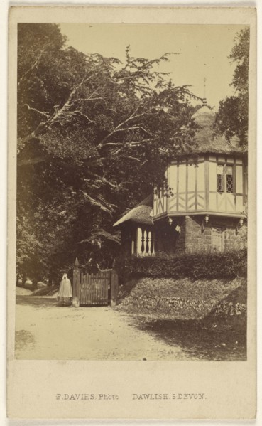 Entrance Lodge, Mamhead Park; F. Davies, British, active 1860s, 1865 - 1875; Albumen silver print
