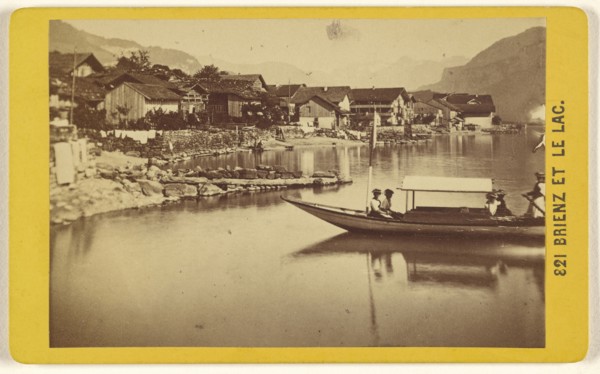 Brienz et Le Lac; A. Gabler, Swiss, active 1860s - 1890s, 1865-1870; Albumen silver print