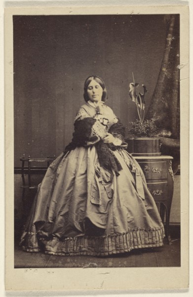 Miss Ward; Camille Silvy, French, 1834 - 1910, 1862 - 1865; Albumen silver print