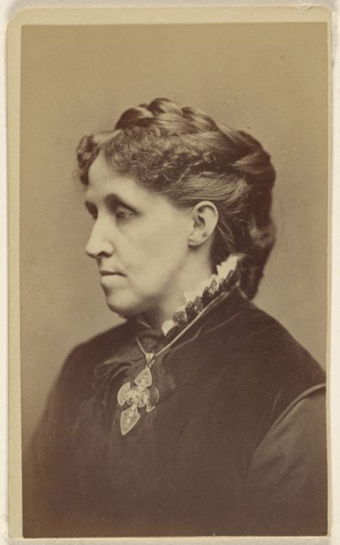 Louisa May Alcott, 1832 - 1888, George Kendall Warren, American, 1834 - 1884, 1870 - 1875; Albumen silver print