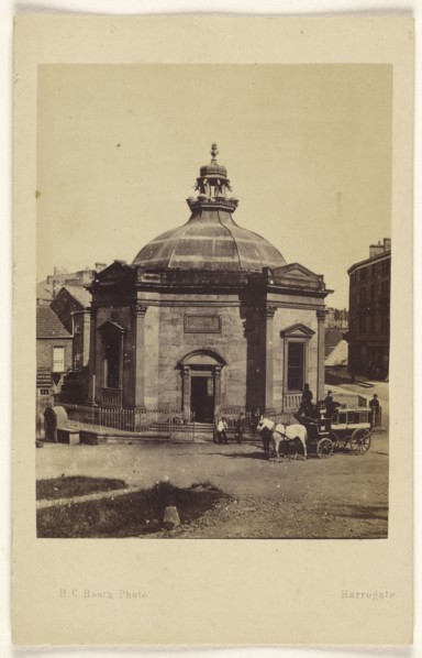 Pump Room, Harrogate; H.C. Booth, British, active 1860s, 1865; Albumen silver print