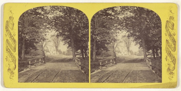 Artists Bridge, North Conway White Mountains, New Hampshire; American; about 1875; Albumen silver print
