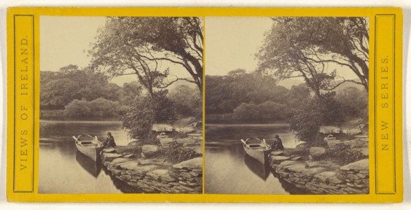 Landing Place at Dinis Island, Killarney; British; about 1870; Albumen silver print