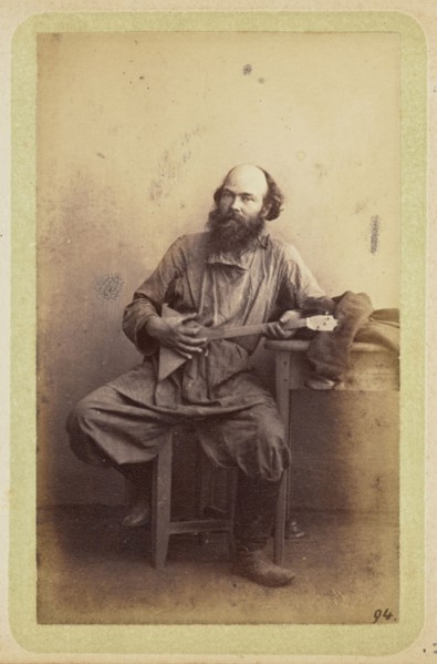 Musician; William Carrick, Scottish, 1827 - 1878, Russia; about 1860 - 1870; Albumen silver print