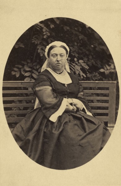 Queen Victoria; Robert Jefferson Bingham, British, 1824 - 1870, England; about 1862; Albumen silver print