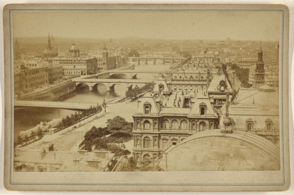 Les Ponts; 1870s; Albumen silver print