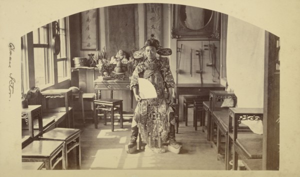Chinese Actor; Carleton Watkins, American, 1829 - 1916, 1876 - 1880; Albumen silver print