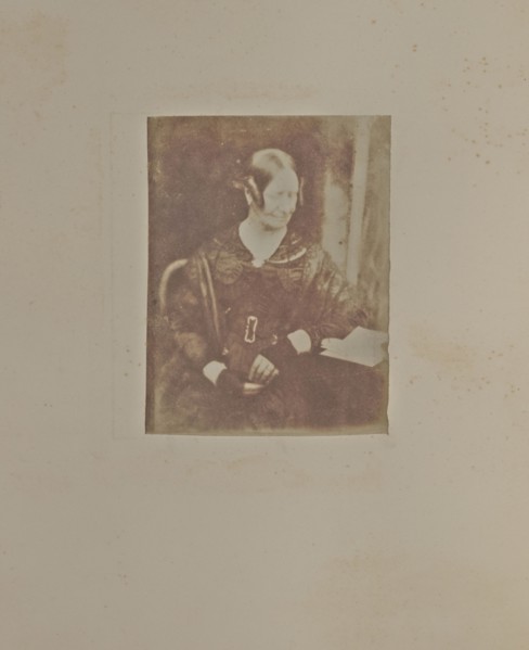 Unknown Woman; Hill & Adamson, Scottish, active 1843 - 1848, Scotland; 1843 - 1846; Salted paper print from a Calotype negative