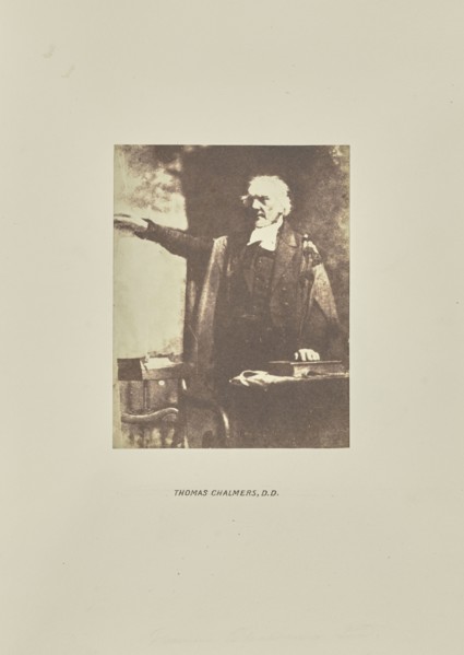 Thomas Chalmers, D. D; Hill & Adamson, Scottish, active 1843 - 1848, Scotland; about 1843; Salted paper print from a paper