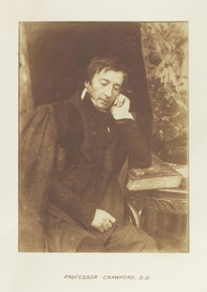 Professor Crawford; Hill & Adamson, Scottish, active 1843 - 1848, Scotland; 1843 - 1848; Salted paper print from a Calotype