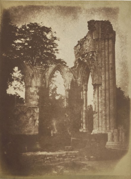Ruined Abbey; Hill & Adamson, Scottish, active 1843 - 1848, Scotland; 1843 - 1848; Salted paper print from a Calotype negative