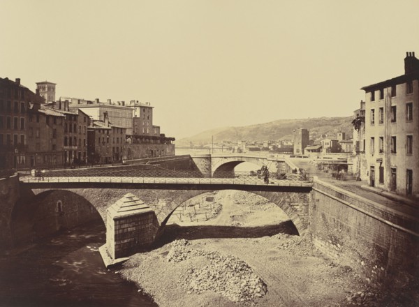 Vienne, St Colombe; Édouard Baldus, French, born Germany, 1813 - 1889, France; about 1861; Albumen silver print