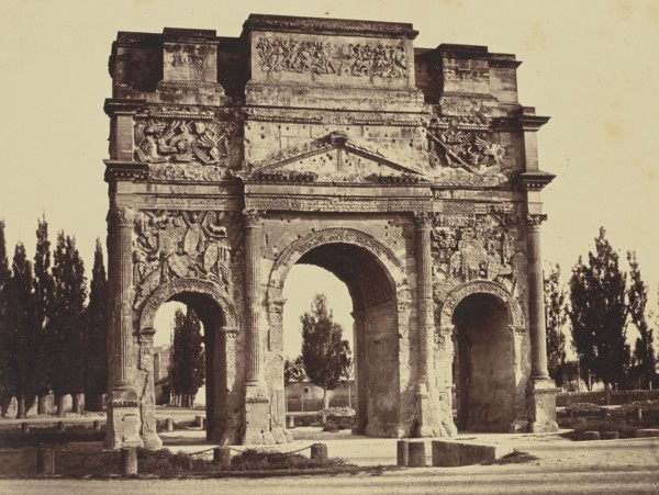Orange, Arc Antique; Édouard Baldus, French, born Germany, 1813 - 1889, France; about 1861; Albumen silver print